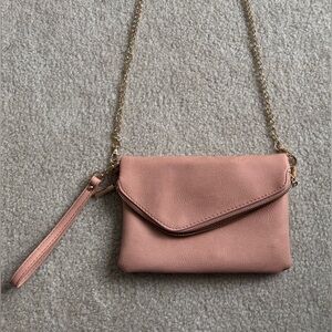 Elegant Pink Crossbody Bag
